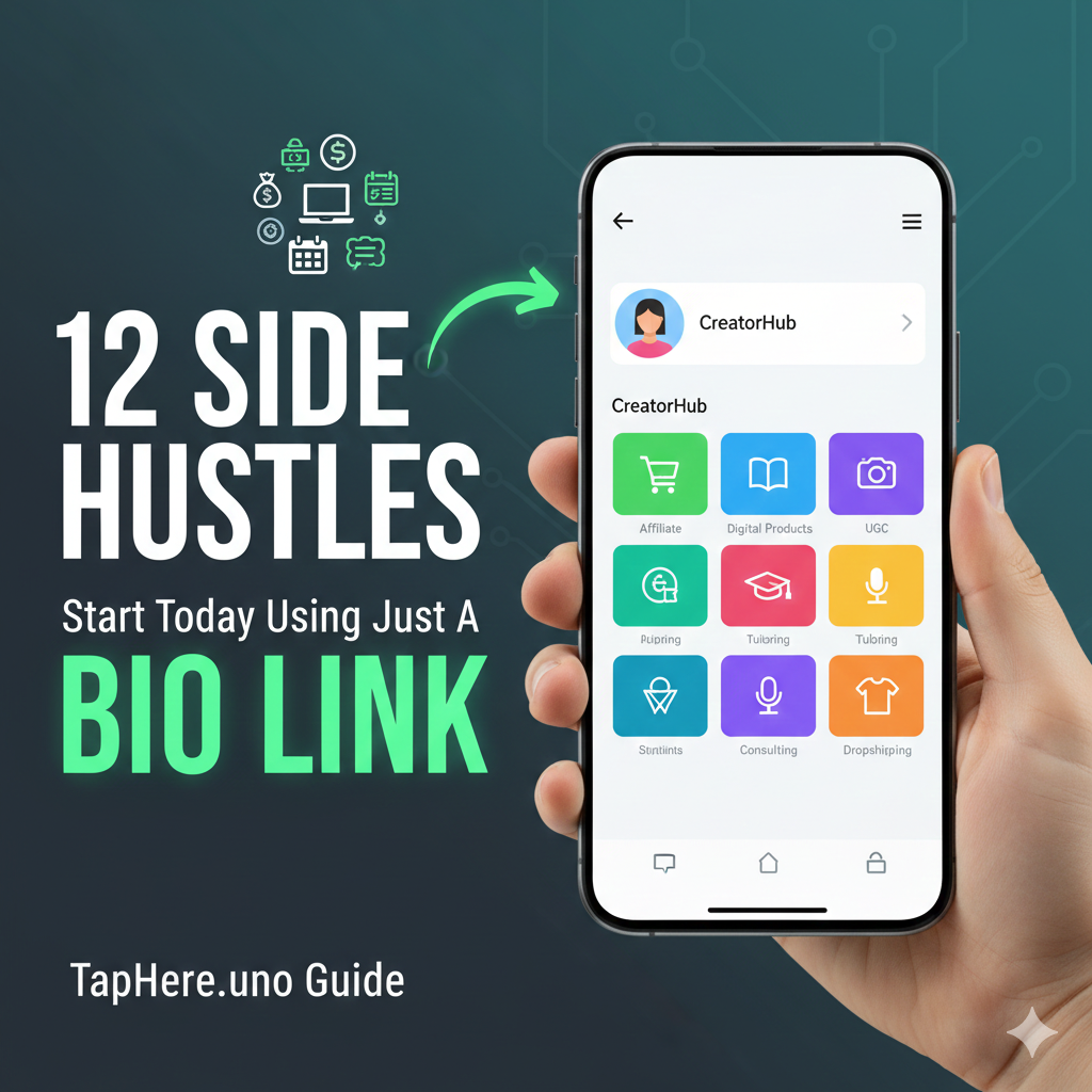  12 Side Hustles You Can Start Today Using Just a Bio Link